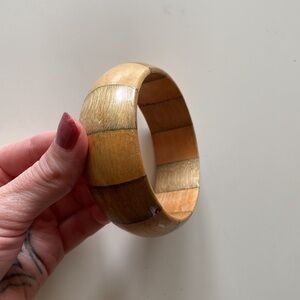 Vtg Wooden‎ bracelet
